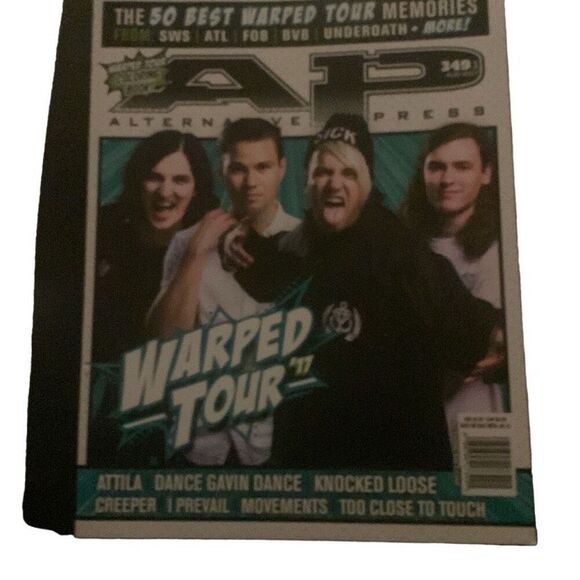 Pre Owned Alternative Press AP August 2017 Issue #349.1 Warped Tour 2017 Best Wa - Picture 2 of 8